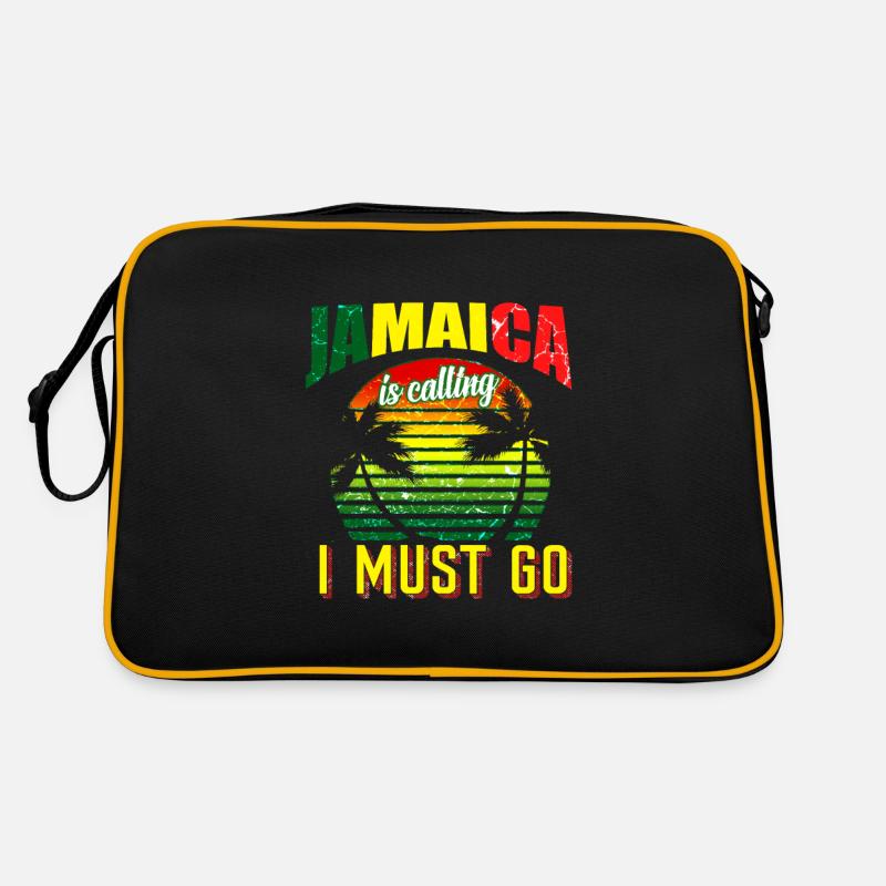 Jamaïque drapeau caraïbes Rasta Vacances Cadeau Sac Retro