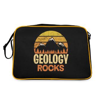 Geologist Natural Science - Retro Bag - black/gold - Back