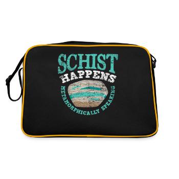 Géologues schistes - Sac Retro - noir/or - Dos