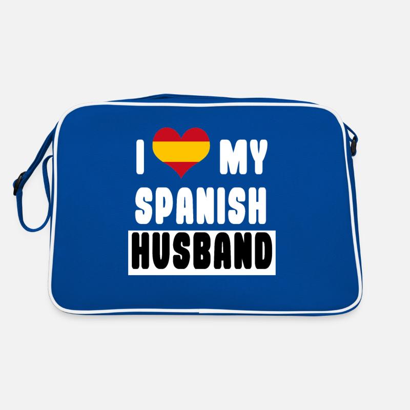 Ich liebe meinen Spanischen Ehemann Spanier Retro Tasche