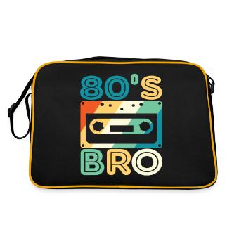 80s fashion 80s 80s party 80s - Sac Retro - noir/or - Dos