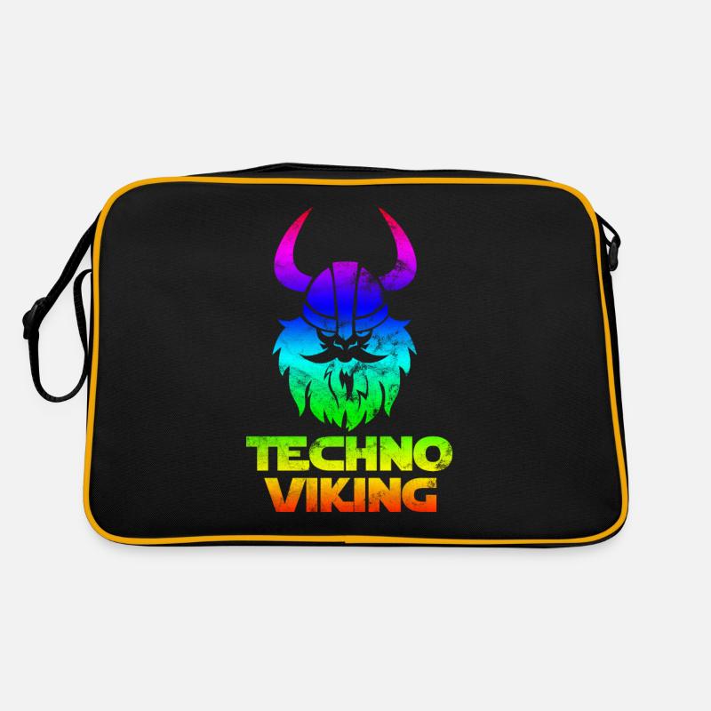 Germanen Techno Vikinger Nordmänner Germanic Retro Tasche