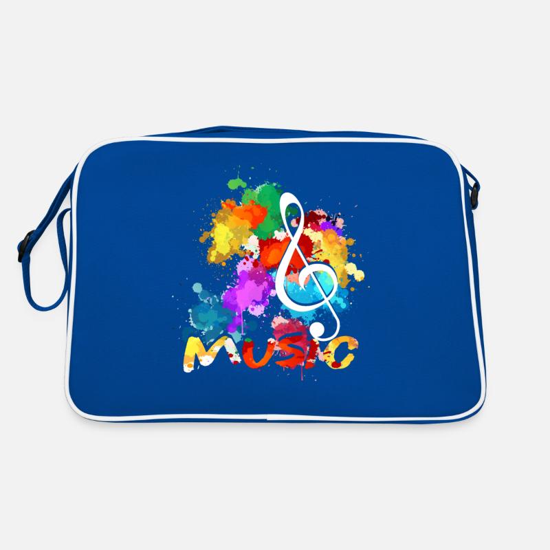 Clef musician composer Retro Bag