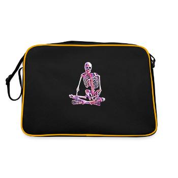 squelette - Sac Retro - noir/or - Dos