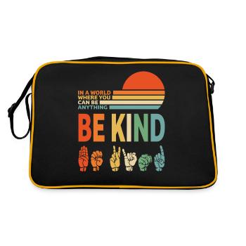 Être enfant - Sac Retro - noir/or - Dos