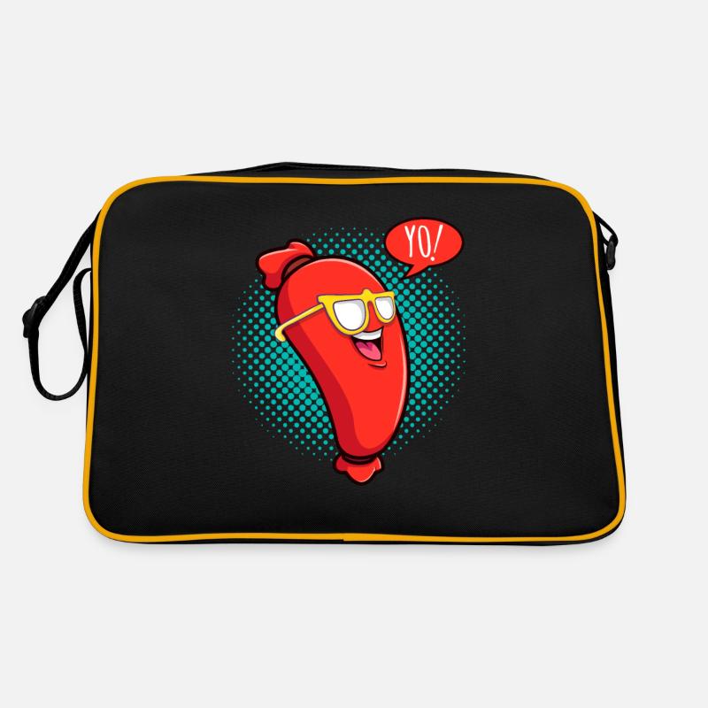 Coole Sucuk Wurst Würschchen Metzger Fleischer Retro Tasche