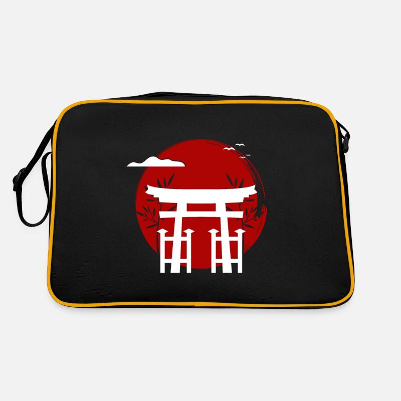Japon - Sac Retro - noir/or