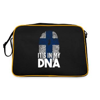 Finlande nation viking - Sac Retro - noir/or - Dos
