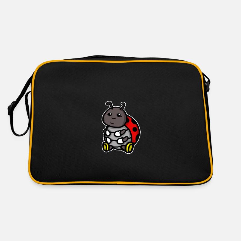 Süßer Marienkäfer Glücksbringer Geschenk Retro Tasche