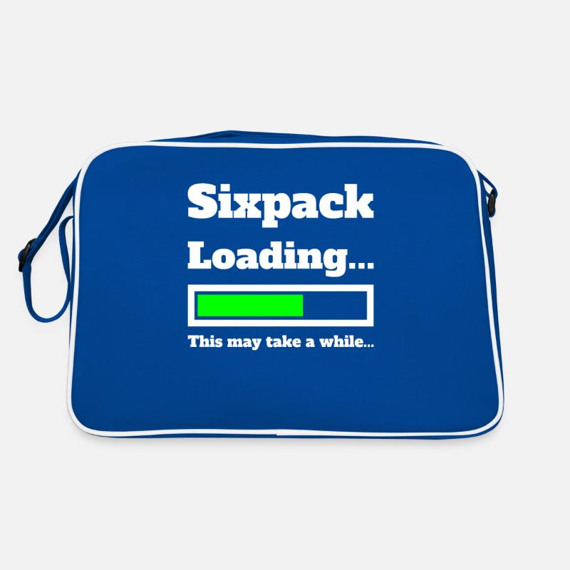 SIX PACK Sixpack Loading... Bitte warten... Retro Tasche