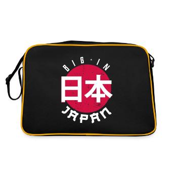 Japan - Retro Tasche - Schwarz/Gold - Hinten