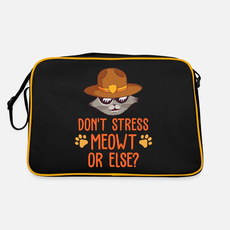 Katze Kater Retro Tasche