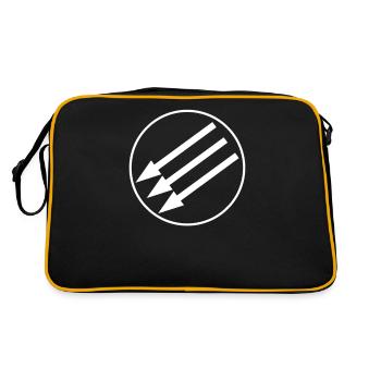 Iron Front Antifa - Antiracisme et antifasciste - Sac Retro - noir/or - Dos