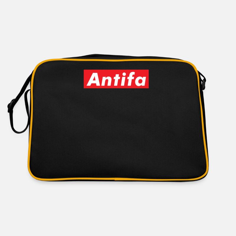 Antifa - antiracisme et résistance antifasciste Sac Retro