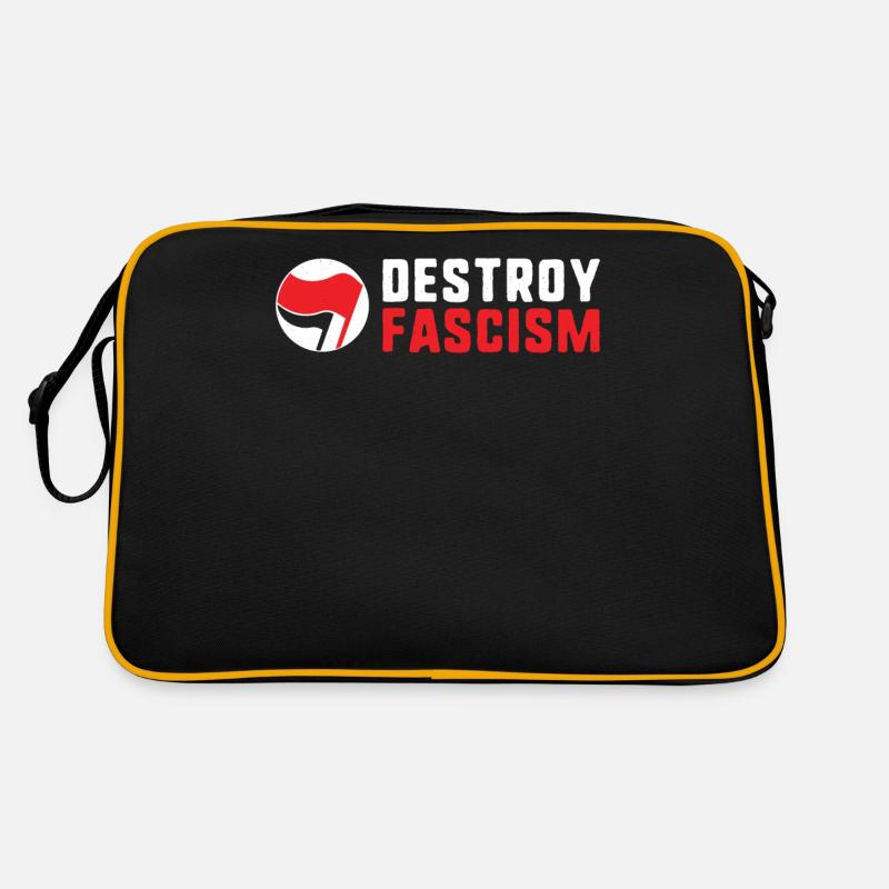 Détruire le fascisme antifa antiracisme et antifasciste Sac Retro