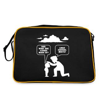 Développeur de logiciels Linux programmeur informatique - Sac Retro - noir/or - Dos