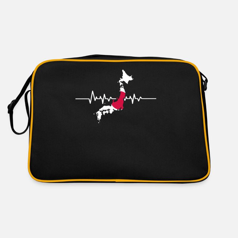 Japon - Sac Retro - noir/or