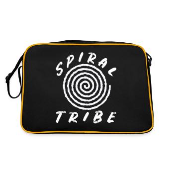 Spiral Tribe Tekno Tribe Free Party Spiral Rave - Sac Retro - noir/or - Dos