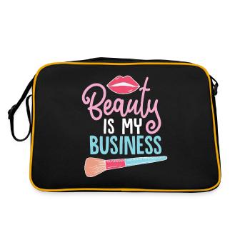 Beauté esthéticienne - Sac Retro - noir/or - Dos