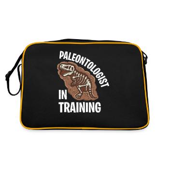 Paleontologist Paleontology - Retro Bag - black/gold - Back