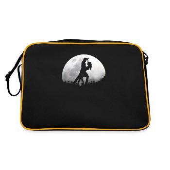 Dancing couple dancing dance sport - Retro Bag - black/gold - Back