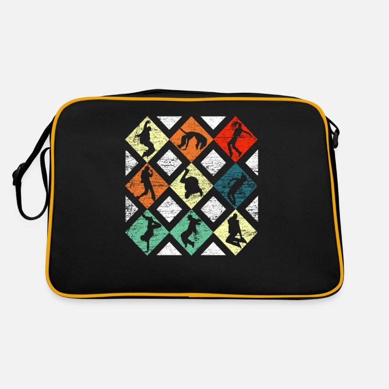 Break Dance - Retro Bag - black/gold