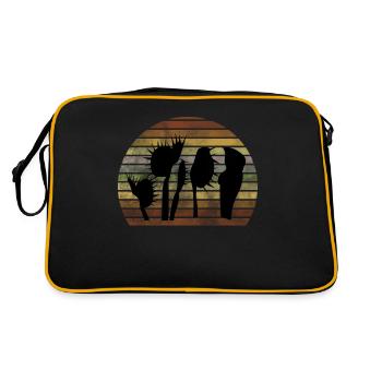 Pièges de mouches de Venus - Sac Retro - noir/or - Dos