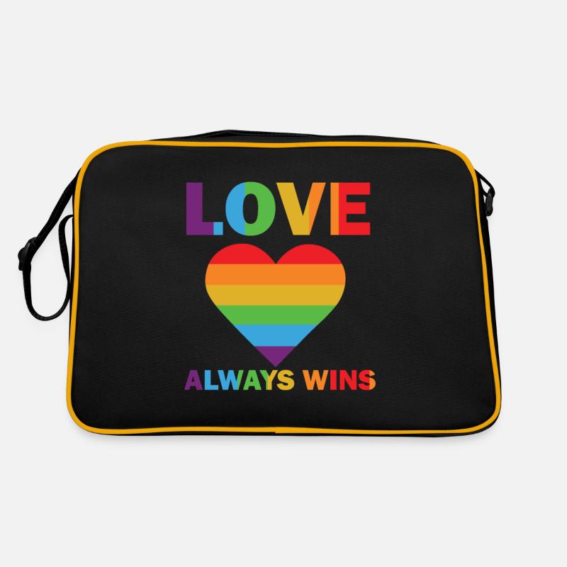 lgbt flag Retro Bag