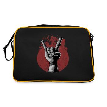 Cadeau de hard rock - Sac Retro - noir/or - Dos