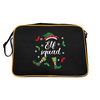 Onze Squad - Funny Family Matching Christmas | Xmas - Sac Retro - noir/or - Dos