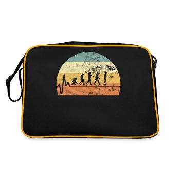 Evolution Modèle de vol Rétro Vintage Modèle modèle D - Sac Retro - noir/or - Dos