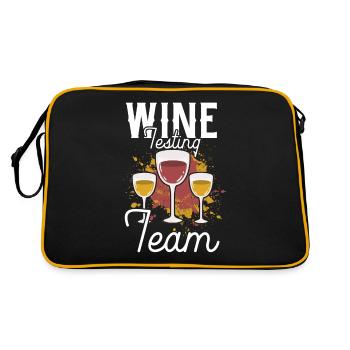 Du vin - Sac Retro - noir/or - Dos