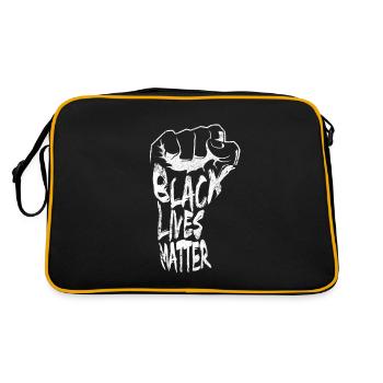 Chemise Black Lives Matter Faust - Sac Retro - noir/or - Dos