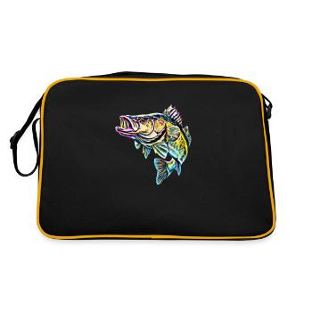 poisson - Sac Retro - noir/or - Dos