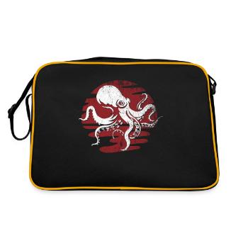 Marin de poulpe monstre - Sac Retro - noir/or - Dos