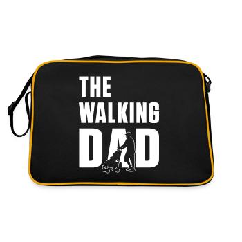 The Walking Dad - Retro Tasche - Schwarz/Gold - Hinten