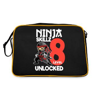 8 anniversaire jeune Ninja idées cadeaux judo - Sac Retro - noir/or - Dos