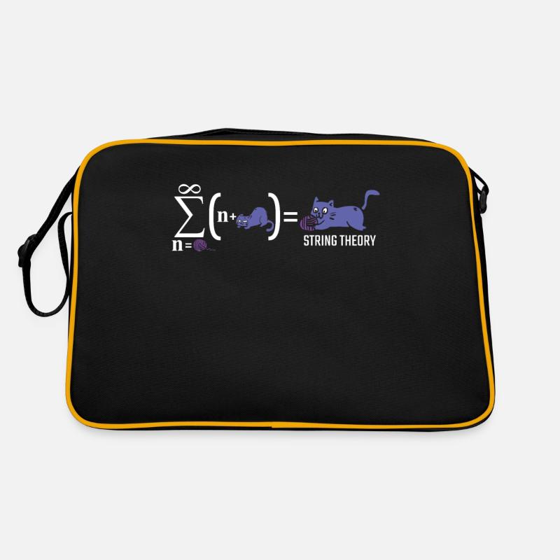 Théorie des cordes chaton science physicien chat Sac Retro