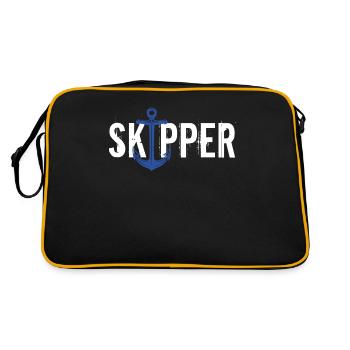 Skipper - Sac Retro - noir/or - Dos