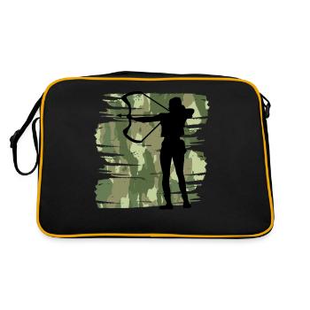 Archer - Retro Bag - black/gold - Back