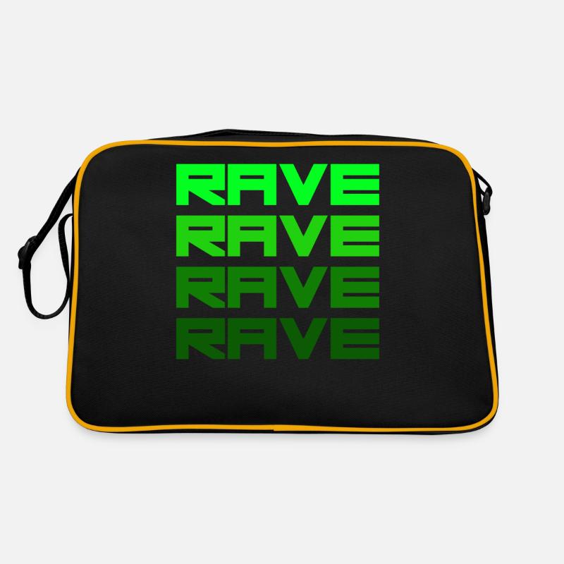Vert rave Sac Retro