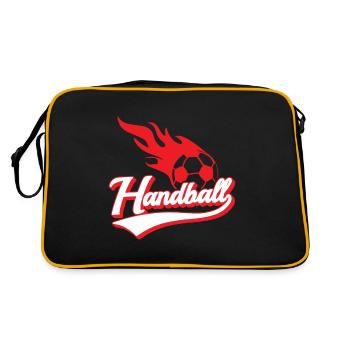 Handball - conception de handball - Sac Retro - noir/or - Dos