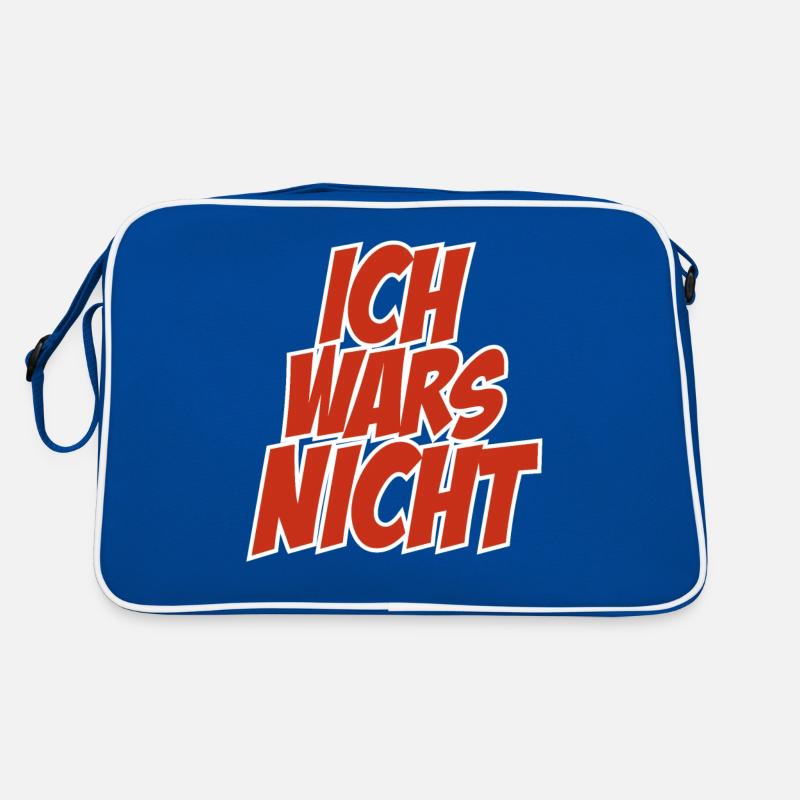 Ich wars nicht Retro Tasche