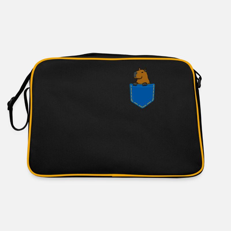 Cadeau de rongeur cobaye Capybara Sac Retro