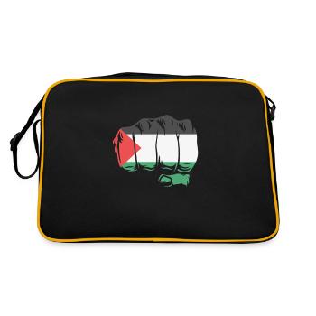 Palestine Faust Palestinien - Sac Retro - noir/or - Dos