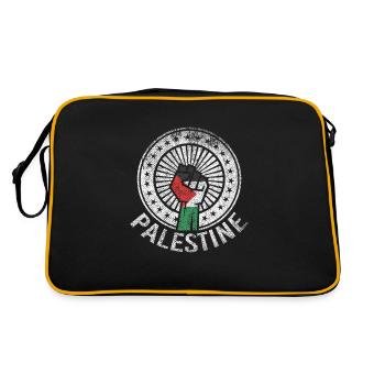 L'indépendance de la Palestine - Sac Retro - noir/or - Dos