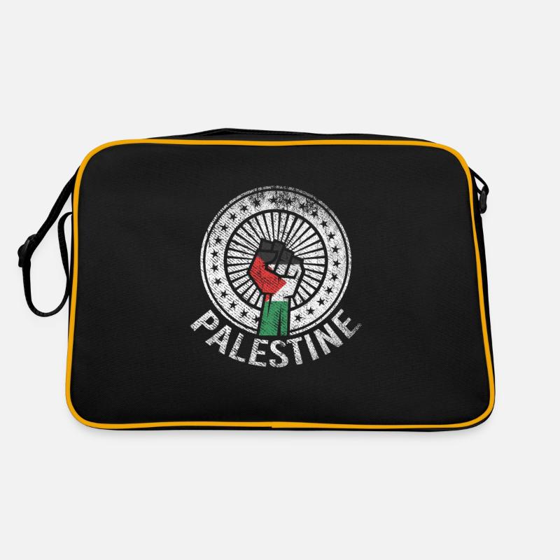 Palestine independence Retro Bag