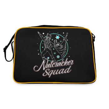 Nussknacker Truppe Balletttänzerin Ballerina - Retro Tasche - Schwarz/Gold - Hinten
