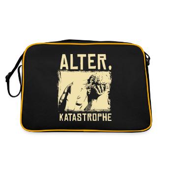 Alter Katastrophe - Retro Tasche - Schwarz/Gold - Hinten