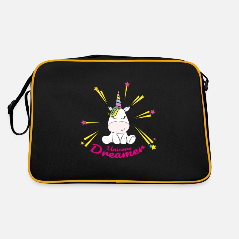 licorne licorne - Sac Retro - noir/or